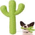 Rubber Dog Toy Cactus with Pet Chew Toy